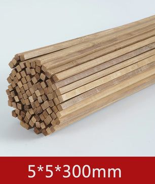 Bamboe Houten Stokjes - DIY Bouwmodel Materiaal voor Ambachten, Meubels en Lantaarns