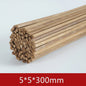 Bamboe Houten Stokjes - DIY Bouwmodel Materiaal voor Ambachten, Meubels en Lantaarns