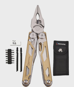 Daicamping DL30 Multifunctioneel Multitool Zakmes met Tang - EDC Handgereedschap