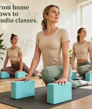 Hoge Dichtheid Yoga Blokken - Antislip & Stevig voor Pilates, Dans & Meditatie