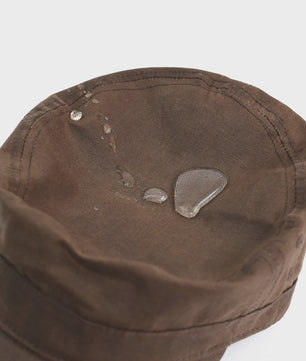Waterdichte Canvas Militaire Pet voor Heren - Vintage Cadet Stijl