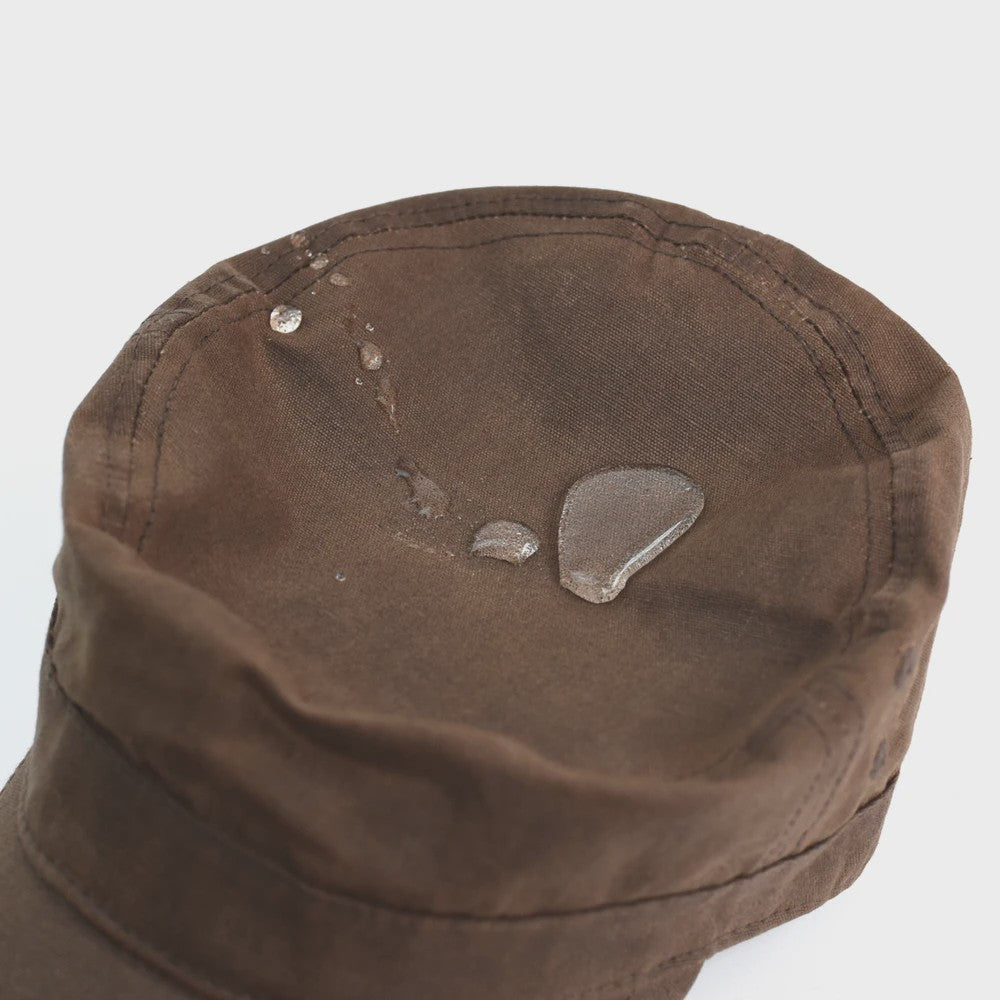 Waterdichte Canvas Militaire Pet voor Heren - Vintage Cadet Stijl