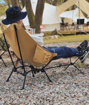 Draagbare Camping Voetensteun Kruk - Opvouwbaar & Verstelbaar voor Buitenstoelen