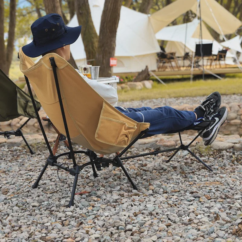 Draagbare Camping Voetensteun Kruk - Opvouwbaar & Verstelbaar voor Buitenstoelen