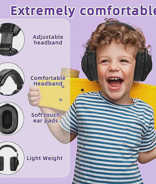 ZOHAN Kinder Gehoorbescherming Oorkappen - Geluidsdempend & Opvouwbaar (25dB)