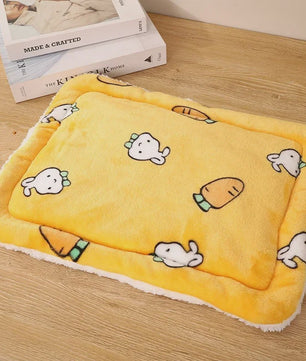 Zacht Pluche Huisje & Mat voor Kleine Huisdieren - Warm & Comfortabel