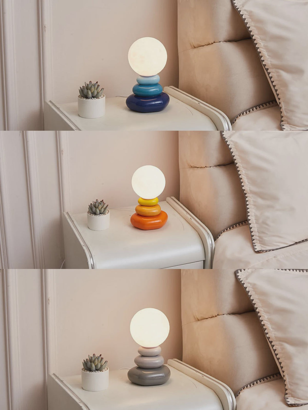 Keramische LED Tafellamp - Sfeerverlichting voor Slaapkamer & Bureau