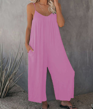Zomerse Dames Overall Broek met Zakken - Comfortabel & Casual