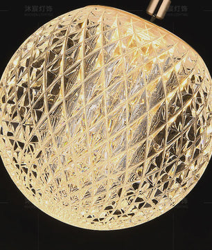 Moderne Sfeerverlichting Hanglamp - Kristallen Bol Design voor Slaapkamer & Nachtkastje