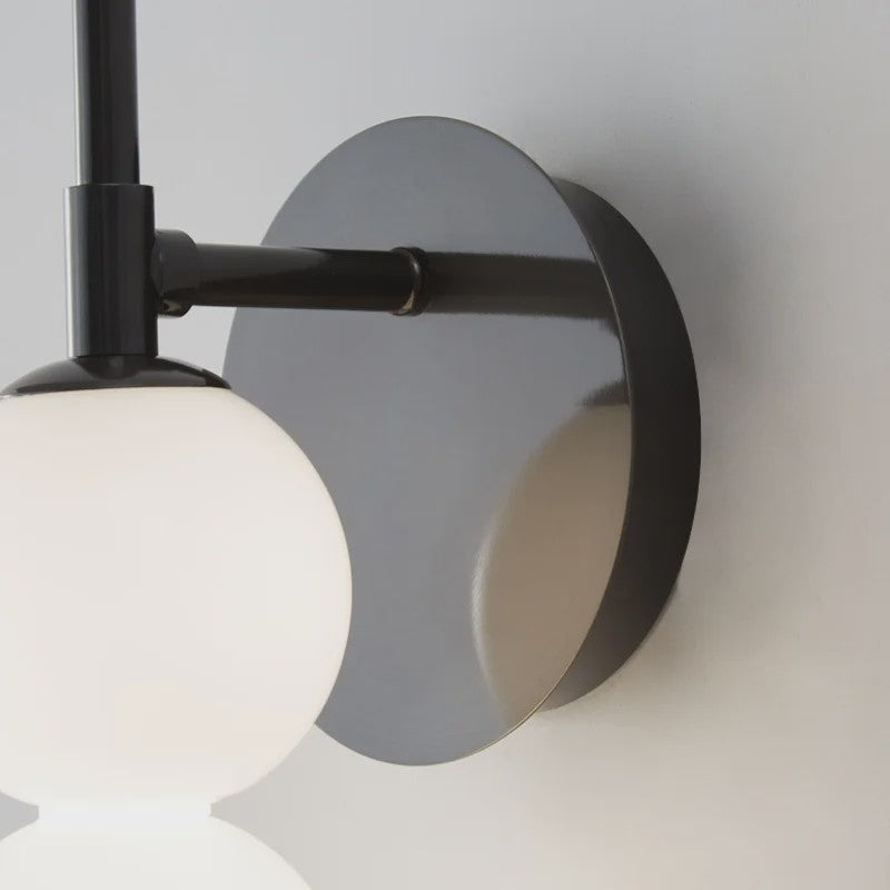 Moderne Scandinavische Wandlamp met Glazen Bollen - Sfeervolle Verlichting voor Slaapkamer, Corridor en Woonkamer