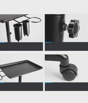 Mobiele Salon Trolley met Verstelbare Hoogte - Beauty, Spa, Kapper & Tattoo