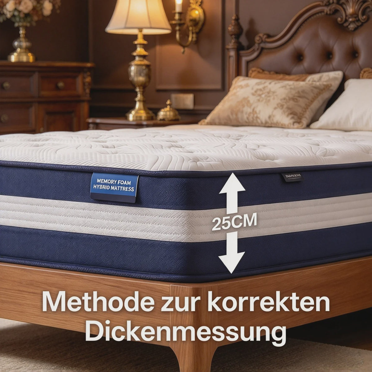 7-Zone Pocket Spring Hybride Matras 25cm Dik - Ademend & Bewegingsisolerend - Diverse Maten