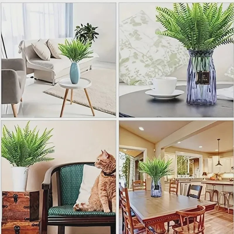 Set van 2 Kunstplant Varens - Decoratieve Groene Planten voor Scandinavisch Interieur