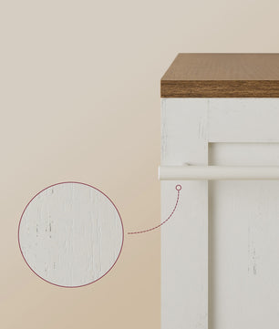 VASAGLE Smalle Rolkar met 4 Niveaus - 40x15x86.5 cm - Keuken & Badkamer Opbergoplossing