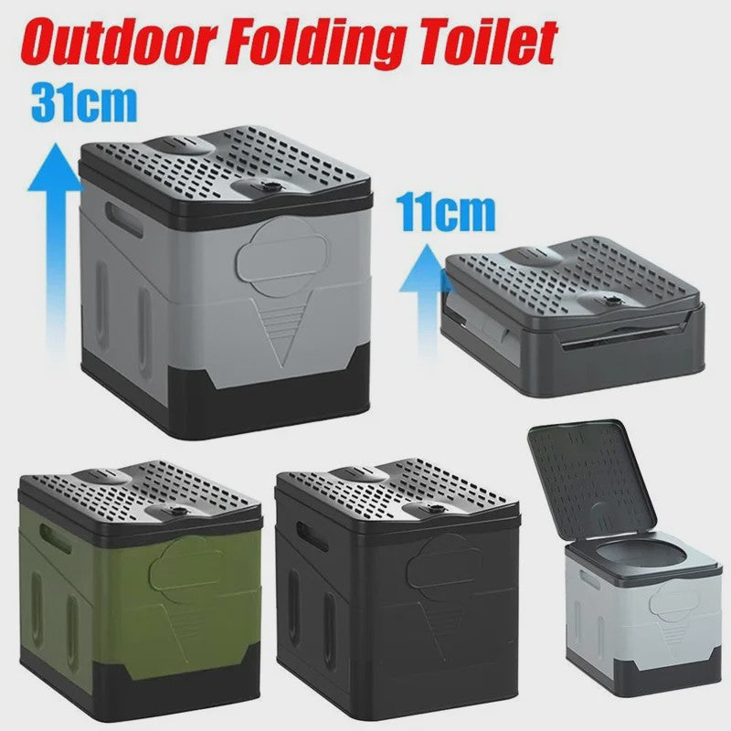 Draagbaar Opvouwbaar Toilet - Camping, Outdoor & Auto Noodgeval
