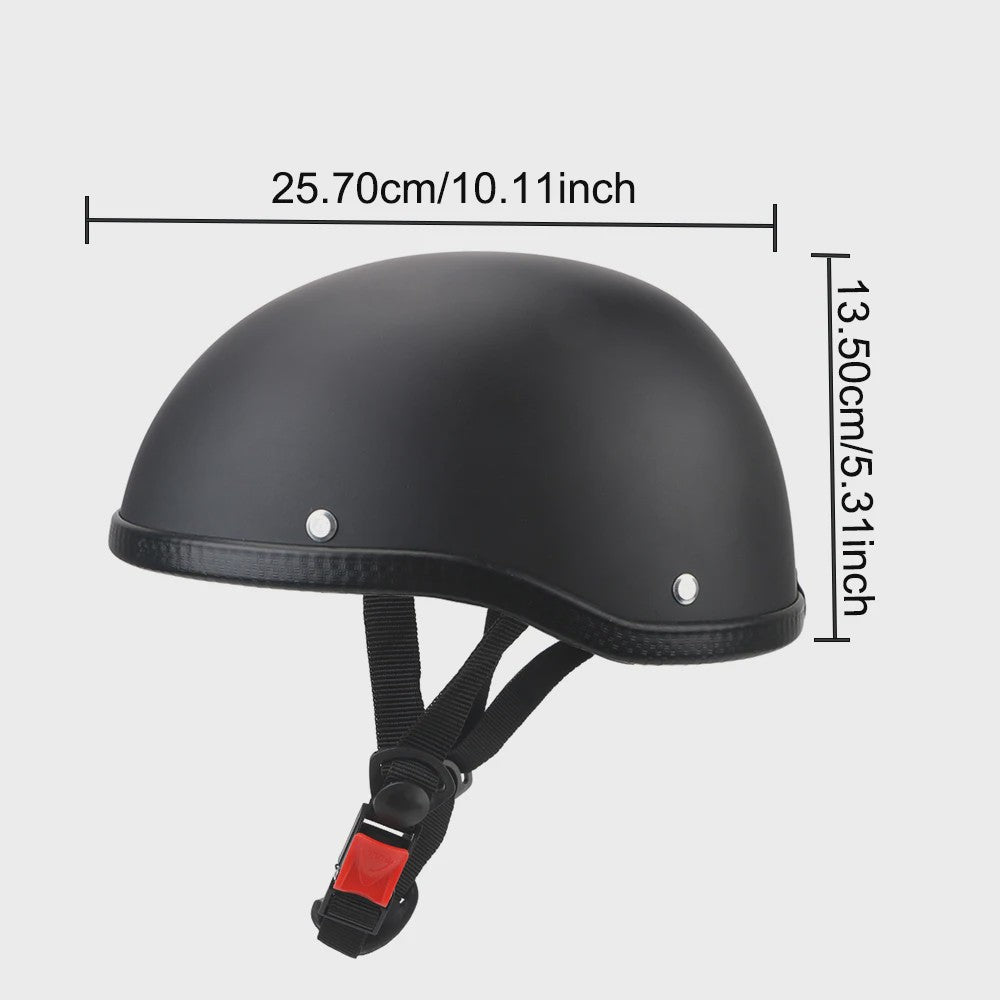 Retro Vintage Motorhelm Unisex - Lichtgewicht Half Face Fietshelm