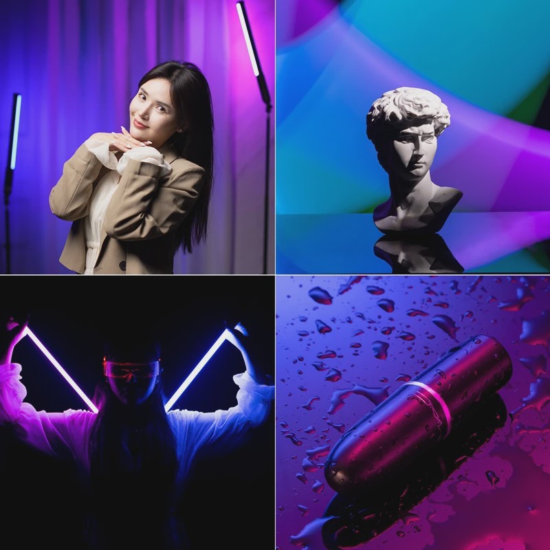 Ulanzi VL119 RGB Stick Light: Handheld LED Videolamp voor Creatieve Verlichting
