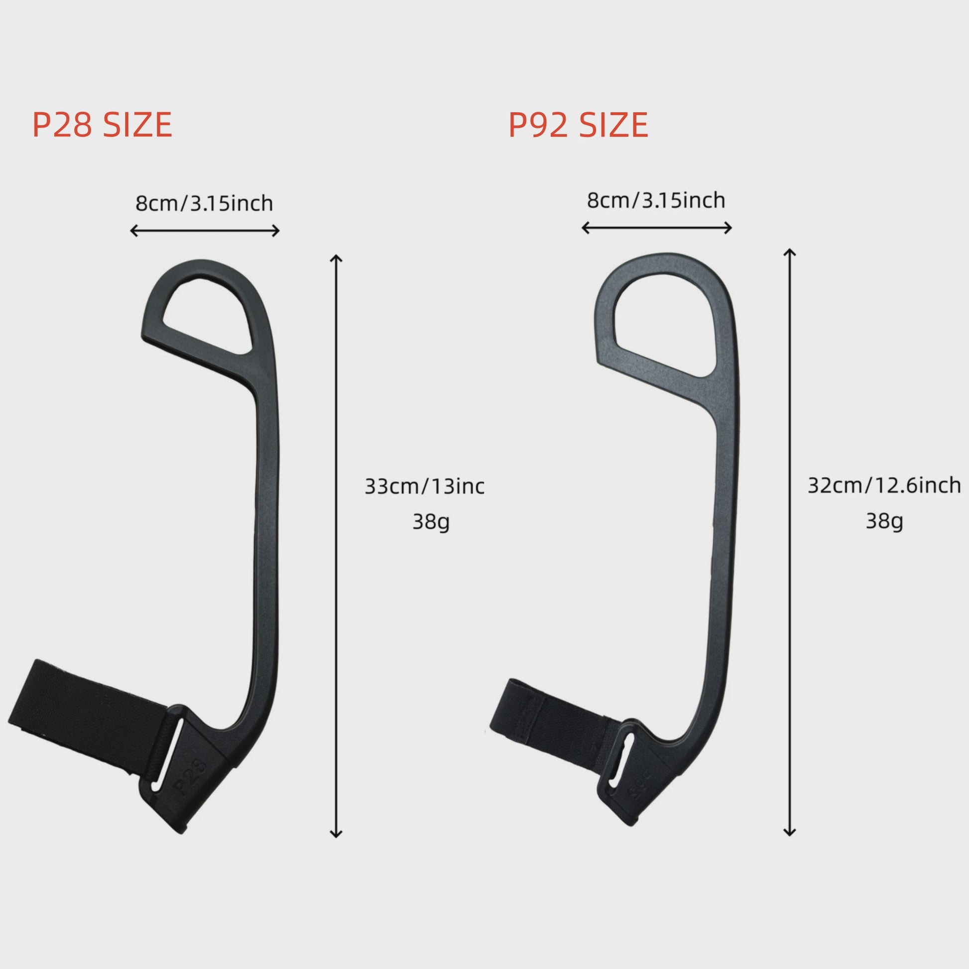IJshockey Stick Blade Protector P28/P92 - Duurzaam PE Materiaal met Klittenband