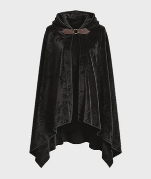 Fluwelen Kapmantel met Capuchon - Middeleeuws, Renaissance & Cosplay