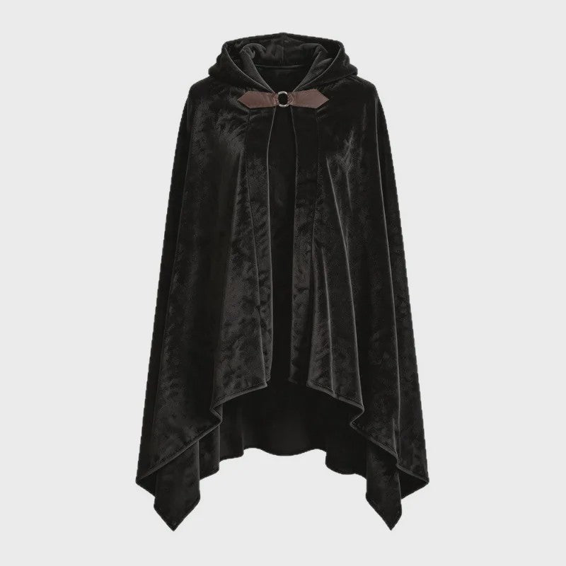 Fluwelen Kapmantel met Capuchon - Middeleeuws, Renaissance & Cosplay