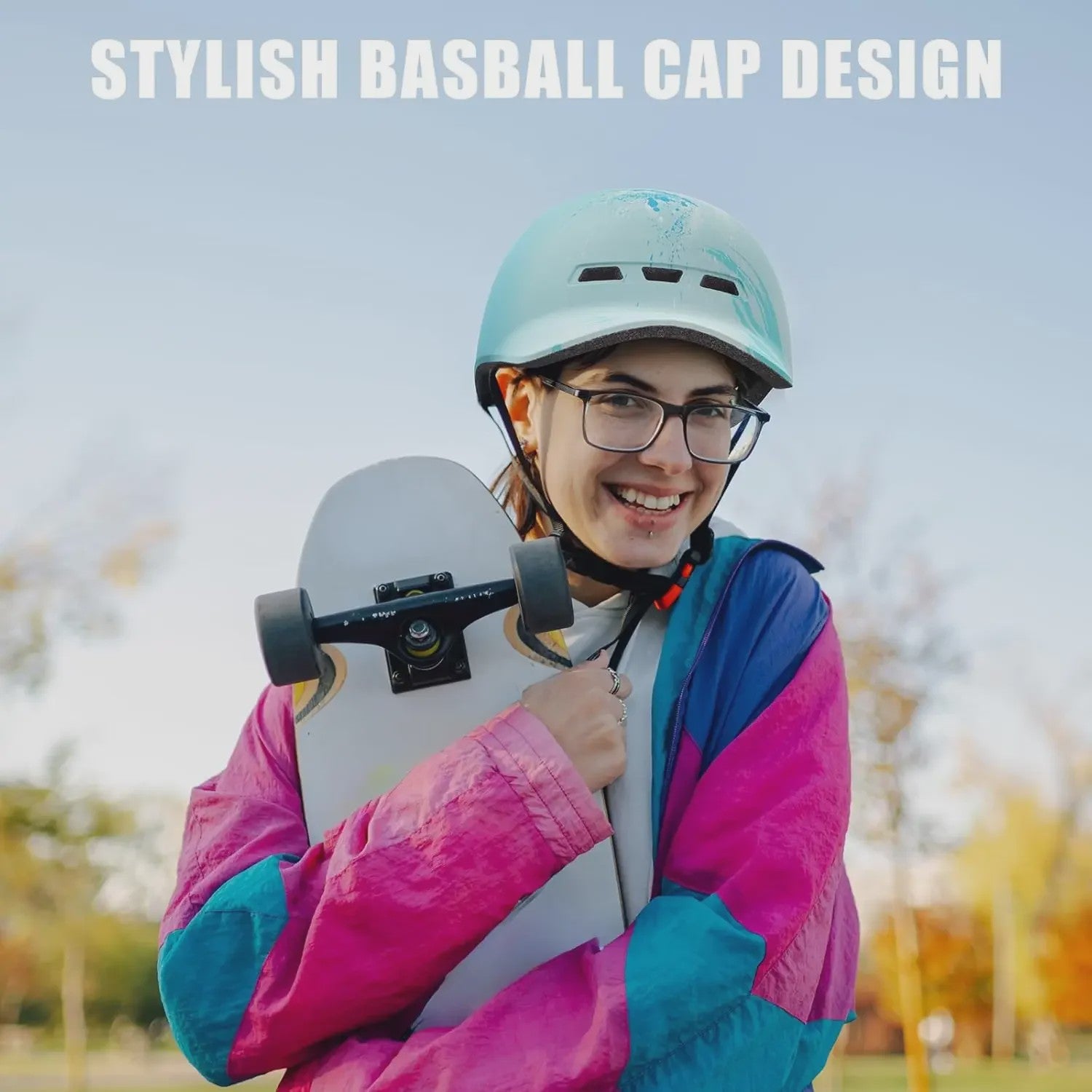 Shinmax Fietshelm Baseball Cap Stijl - Lichtgewicht & Verstelbaar voor Stad en Weg