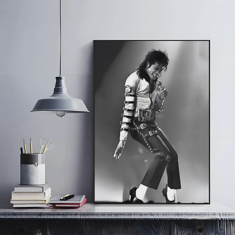 Iconische Michael Jackson Poster - Retro Muziek Kunst Decoratie