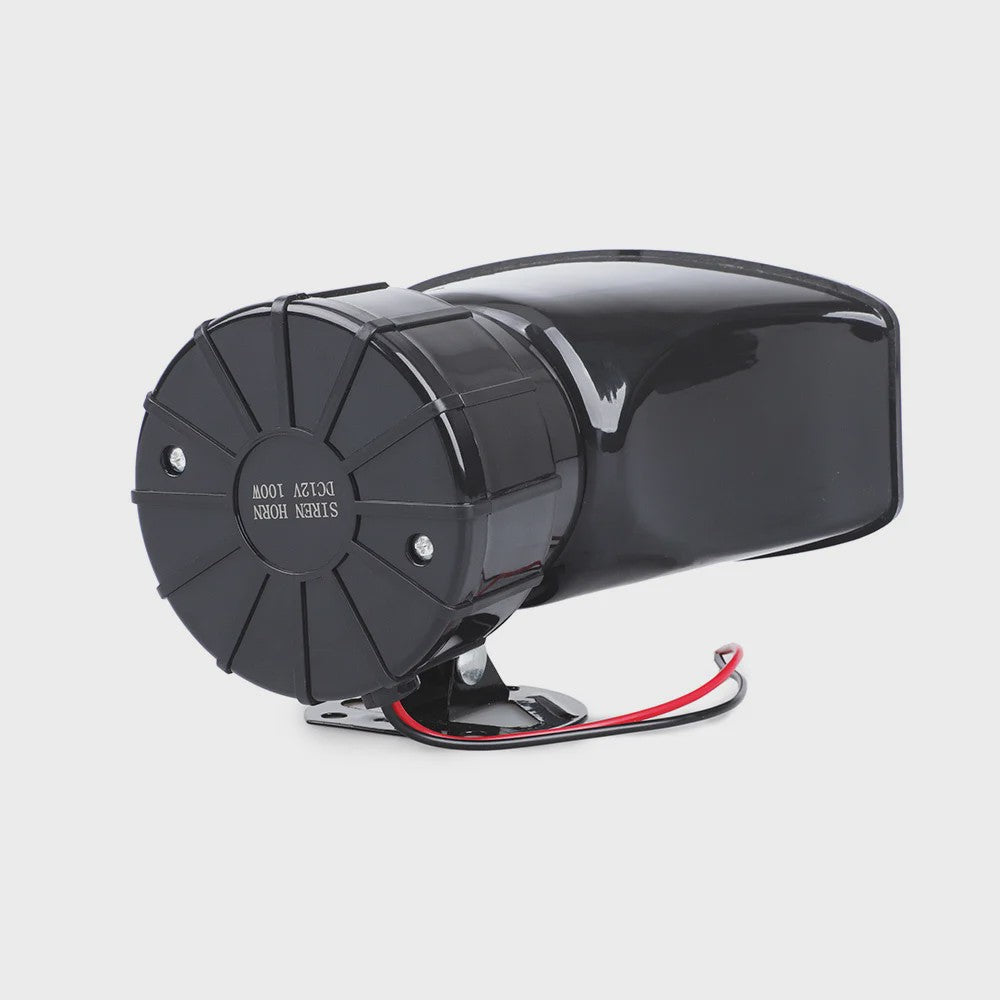 Krachtige 120DB Auto Sirene Luidspreker met Microfoon - 100W 12V Alarm Claxon Hoorn