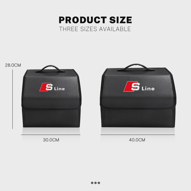 Opvouwbare Kofferbak Organizer Tas - S Line - Audi Auto Opbergbox