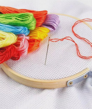 Grote Set Borduurzijde - 447 Kleuren Katoen Floss voor Kruissteek & DIY Naaien