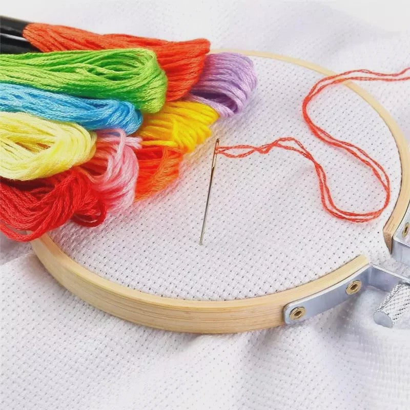 Grote Set Borduurzijde - 447 Kleuren Katoen Floss voor Kruissteek & DIY Naaien