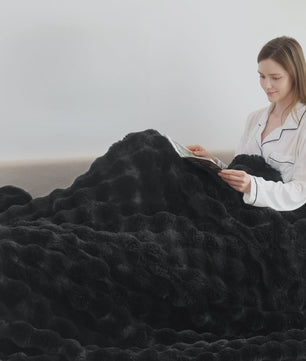 Luxe Nepbont Plaid - Ultra Zacht & Warm, 2.5KG Zwaar, Perfect voor Woonkamer & Slaapkamer