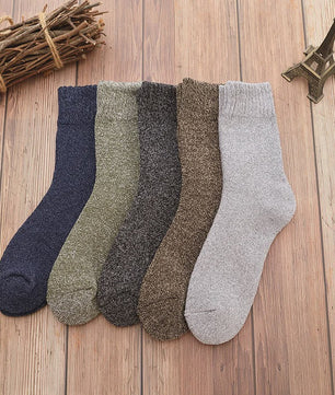 5 Paar Super Dikke Thermosokken Heren & Dames - Winter Warm & Anti-Koud
