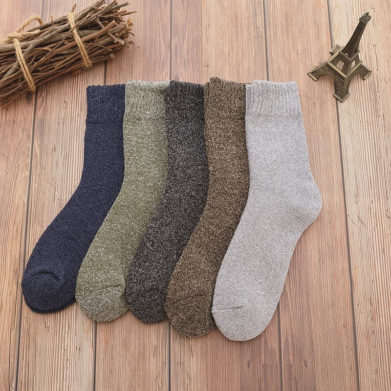 5 Paar Super Dikke Thermosokken Heren & Dames - Winter Warm & Anti-Koud