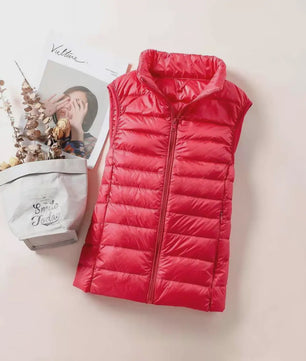Dames Ultra Light Down Gilet - Mouwloze Jas, Lichtgewicht & Winddicht