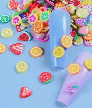 1000x Polymeer Klei Fruit Schijfjes - DIY Sieraden, Epoxy & Telefoon Decoratie