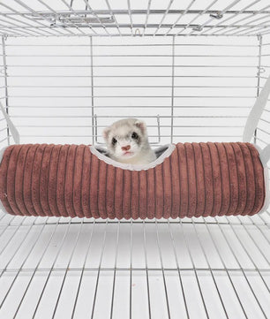 Warme Hamster & Knaagdier Hangmat Tunnel - Zacht Fleece & Velours