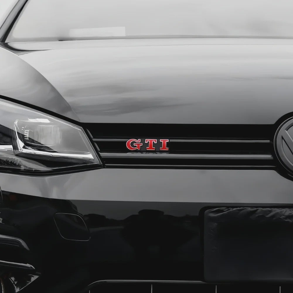 GTI Grille Badge Sticker Emblem - Volkswagen Golf & Polo Modellen