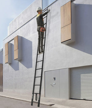 6.2M Telescopische Ladder met Haken - Aluminium, Inklapbaar, 150kg EN131