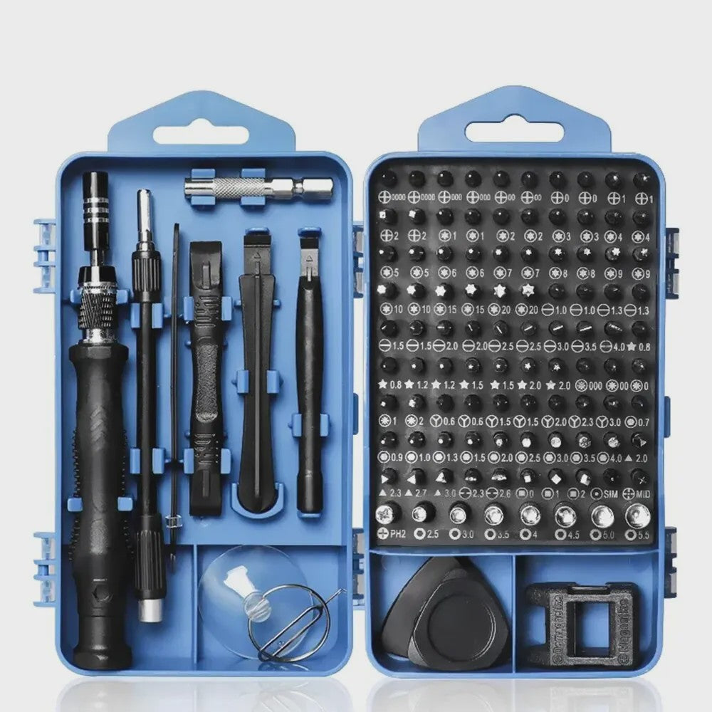 117-delige Precisie Schroevendraaierset: Magnetisch, Torx & Hex Bits voor iPhone, Mac, PC Reparatie