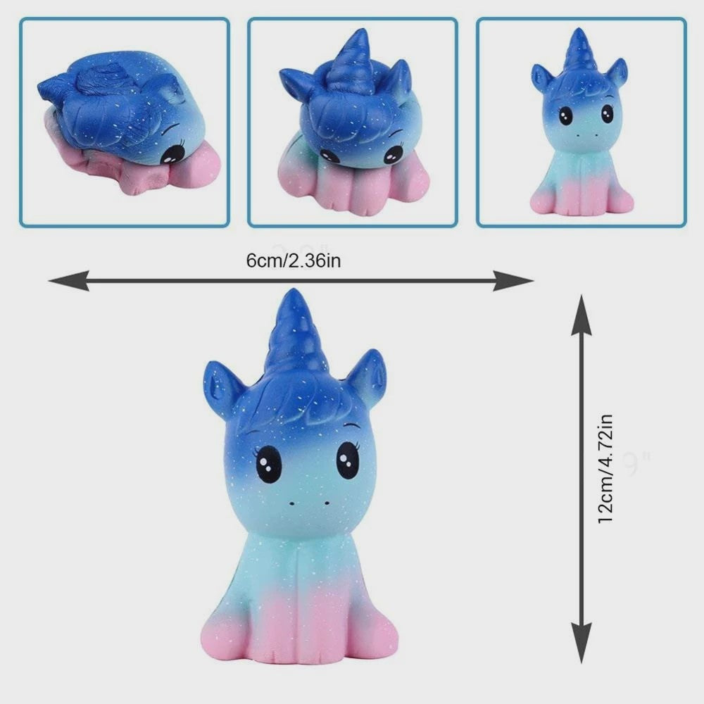 Schattige Squishy Eenhoorn Speelgoed - Langzaam Rijzend, Zacht & Geurend Stressverlichter voor Kinderen