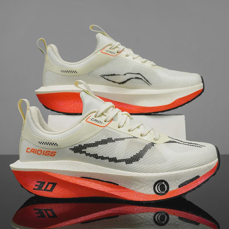 Unisex Hardloopschoenen met Carbon Board: Lichtgewicht, Ademend & Comfortabel voor Marathonlopers