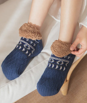 Super Warme Unisex Huissokken met Pluche Voering - Antislip & Comfortabel voor Winter