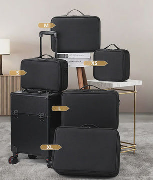 Professionele Make-up Koffer - Grote Capaciteit Reis Organizer voor Cosmetica & Beauty Tools