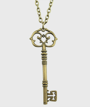 Vintage Sleutelhanger Ketting - Grote Opvallende Hanger voor Dames en Heren