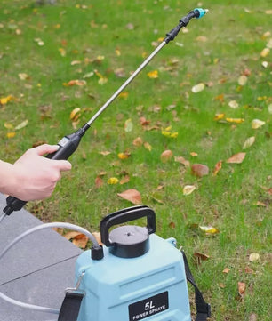 5L Tuinspuit met Telescoopsteel en 3 Verstelbare Sproeikoppen - Ideaal voor Binnen & Buiten