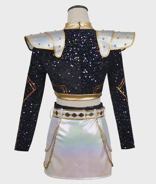 Glitter Cosplay Kostuum Set voor Dames - Feest, Carnavalsoutfit & Rollenspel