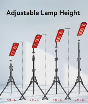 Professionele Roodlichttherapie Lamp 660nm & 850nm voor Huidverzorging en Pijnverlichting