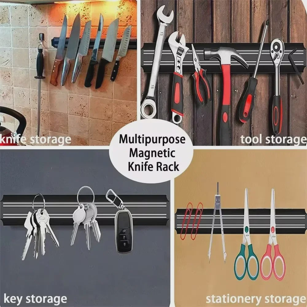 Krachtige Magnetische Messenhouder - Multifunctioneel & Zonder Boren Ophangen