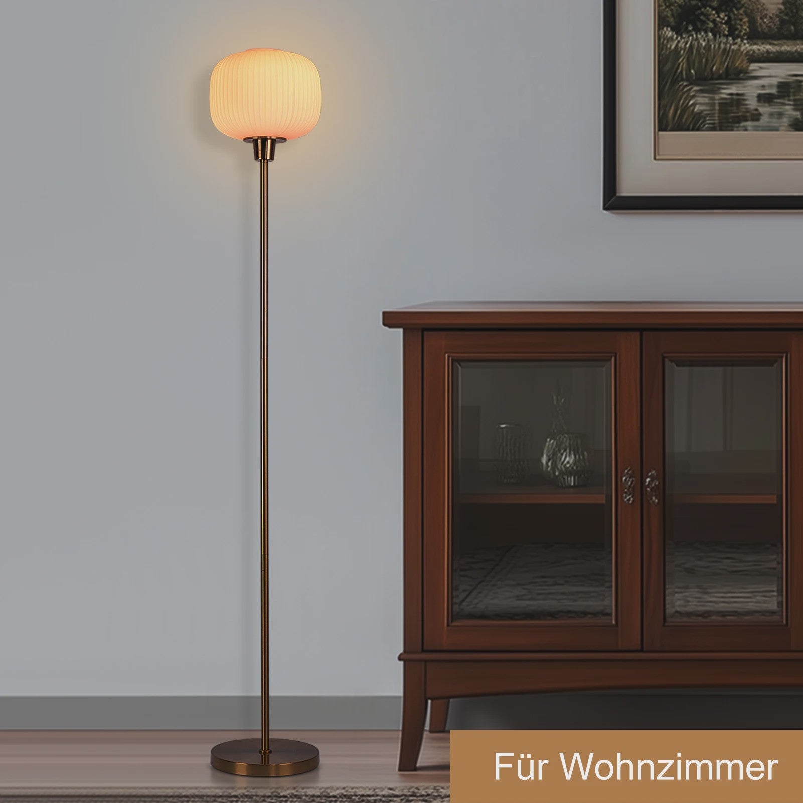 Stijlvolle Sfeer Plafondlamp met Bolvormige Glazen Kap - 160 cm