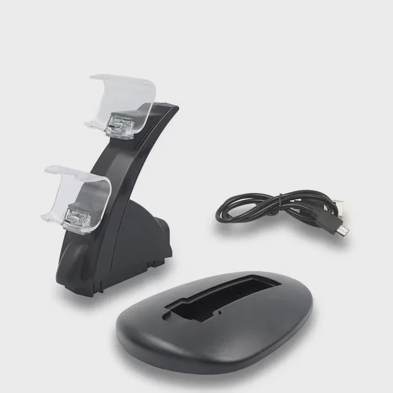 Dubbele Oplaadstation Dock voor PS4 Controllers